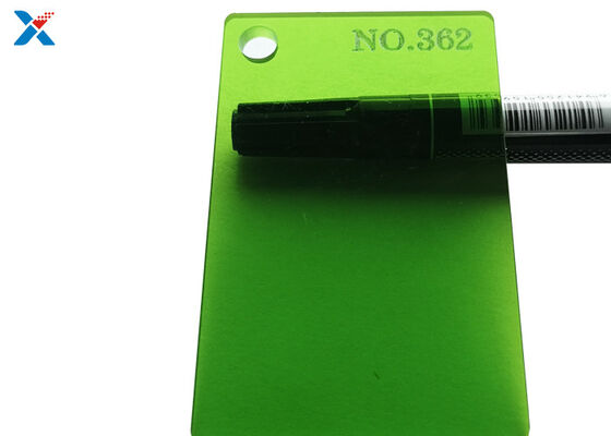 buy 2mm Translucent Green Coloured Acrylic Sheet Extruded Perspex Plate online manufacture