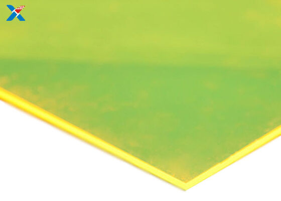 Buy Fluorescent Green Acrylic Sheet 1220x2440mm High Surface Hardness Perspex Panel online manufacture