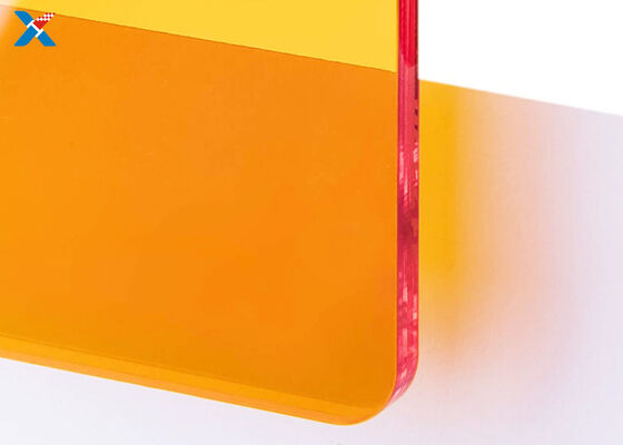 buy 3mm Fluorescent Orange Acrylic Sheet Colored Large Cast PMMA Panels online manufacture