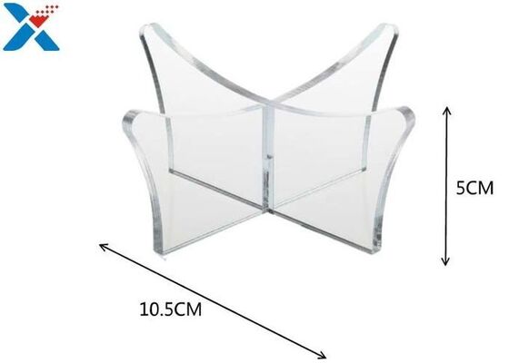 ISO FCC Acrylic Display Sheet Sphere Rack For Football Basketball