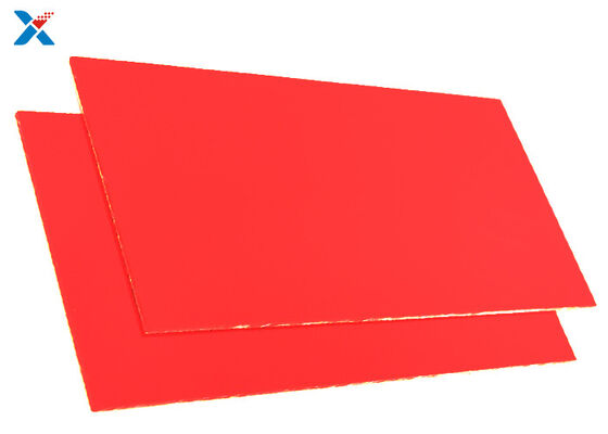 OEM 1mm Extruded Acrylic Sheet Customized Red Color