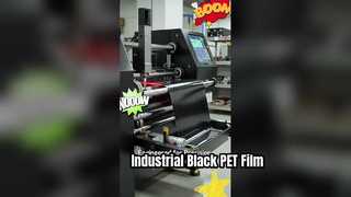 Black PET Film: High Opacity Industrial & Electronic Applications